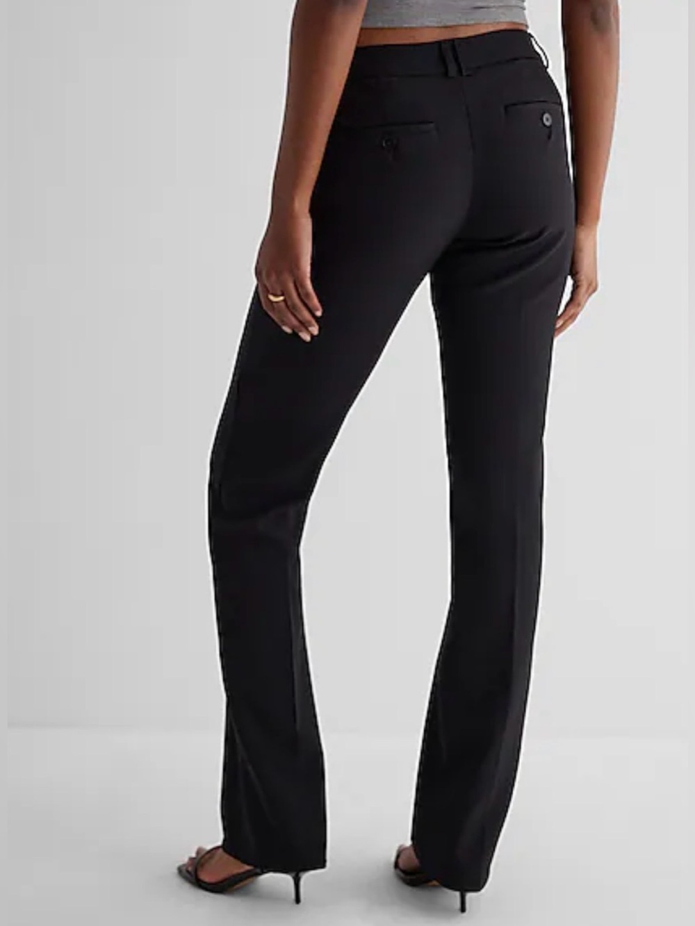 Express The Editor Pants BOOT LOW RISE - Picture 4 of 16